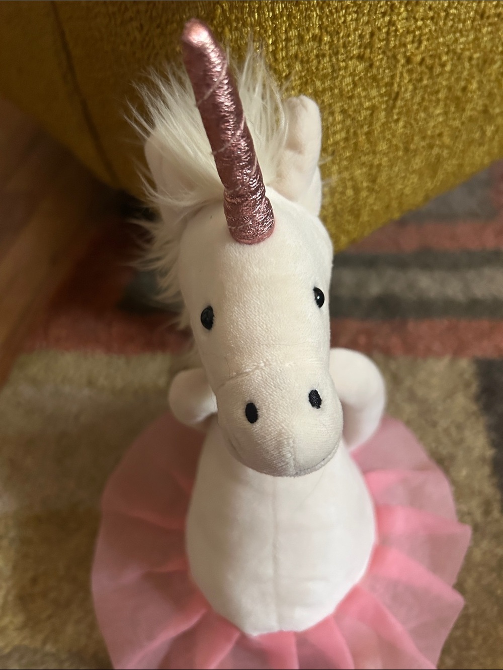 Jellycat White Unicorn with Pink Tutu and Pink Ballet Slippers - Picture 2 of 6